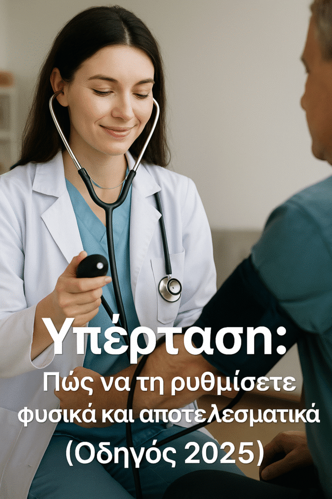 φυσική ρύθμιση υπέρτασης